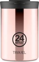 24Bottles 000426 Dupla falú utazó Termosz bögre 350ml - Rózsaarany