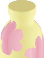 24Bottles Clima Daydreaming Dupla falú utazó Termosz bögre 330ml - Sárga mintás