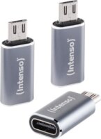 Intenso C480M Micro USB - USB-A 2.0 Adapter - Szürke (3db)
