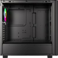 ID-Cooling WARE 510 ARGB Midi Torony Számítógépház + 4db 120mm ventilátor - Fekete