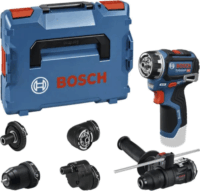 Bosch GSR 12V-32 FC Professional Akkus fúró-csavarozó + 5 db adapter + Koffer (Akku és töltő nélkül)