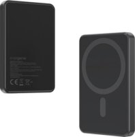 Gembird PB05-WPC15M-01 Mágneses Wireless Powerbank 5000mAh 15W - Fekete