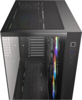 ID-Cooling VIEW 510 ARGB Midi Torony Számítógépház + 4db 120mm ventilátor - Fekete