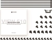 ID-Cooling VIEW 510 ARGB Midi Torony Számítógépház + 4db 120mm ventilátor - Fekete