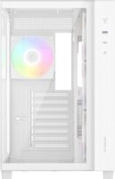 ID-Cooling VIEW 510 ARGB WH Midi Torony Számítógépház + 4db 120mm ventilátor - Fehér