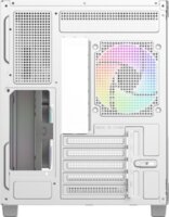 ID-Cooling VIEW 500 ARGB WH Mini Tower Számítógépház + 3db 120mm ventilátor - Fehér