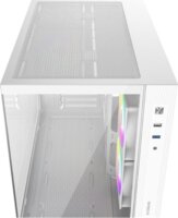 ID-Cooling VIEW 500 ARGB WH Mini Tower Számítógépház + 3db 120mm ventilátor - Fehér