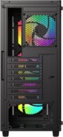 ID-Cooling WARE 310 ARGB Midi Torony Számítógépház + 4db 120mm ventilátor - Fekete