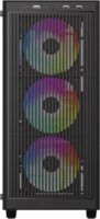 ID-Cooling WARE 310 ARGB Midi Torony Számítógépház + 4db 120mm ventilátor - Fekete