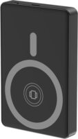 Gembird PB10-WPC15M-LCD-01 Mágneses Wireless Powerbank LCD kijelzővel 10000mAh 15W - Fekete