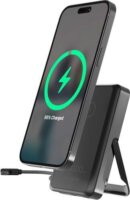 Gembird PB10-WPC15MS-01 Mágneses Wireless Powerbank Beépített Állvánnyal 10000mAh 15W - Fekete