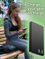 Gembird PB05-WPC15M-LCD-01 Mágneses Wireless Powerbank 5000mAh 15W - Fekete