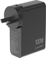Gembird TA-UC-1A3C-PD100-01-BK USB-A / 3x USB-C GaN Hálózati Gyorstöltő Adapter 100W - Fekete