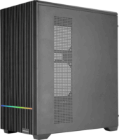 Mars Gaming MCQUANTUM Midi Torony Számítógépház + 4db 120mm ventilátor - Fekete