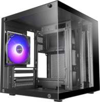 Mars Gaming MC-CUBE Mini Torony Számítógépház + 1db 120mm ventilátor - Fekete