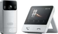 SwitchBot Okos ajtócsengő kaputelefon 2K kamerával Kijelzővel - Fehér/Ezüst