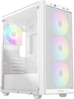 ID-Cooling WARE 300 ARGB WH Mini Tower Számítógépház + 4db 120mm ventilátor - Fehér