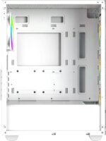 ID-Cooling WARE 300 ARGB WH Mini Tower Számítógépház + 4db 120mm ventilátor - Fehér