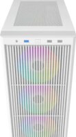 ID-Cooling WARE 300 ARGB WH Mini Tower Számítógépház + 4db 120mm ventilátor - Fehér