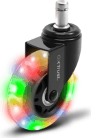 Trust 25803 GXT 701 RGB LED Gél Gamer Szék Görgő Szett - Fekete
