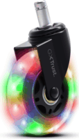 Trust 25803 GXT 701 RGB LED Gél Gamer Szék Görgő Szett - Fekete