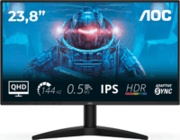 AOC 23.8" Q24B36X 16:9 QHD IPS Gaming Monitor - Fekete