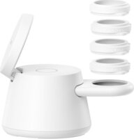 Belkin WIZ052KQWH UltraCharge Qi2 Moduláris Wireless Töltőállomás 25W + USB-C Hálózati Adapter 45W - Fehér
