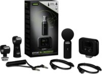 Shure MV88+W-KIT-Z6 Vezeték nélküli Sztereó Mikrofon + Kamera Vevőegység - Fekete
