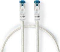 Nedis CCTB85321AL05 S/FTP Cat6a RJ45 Patch Kábel 0.5m - Ezüst