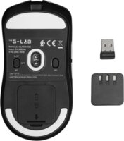 The G-Lab Kult Elite M100 Bluetooth + RF Wireless / Vezetékes Gaming Egér - Fekete