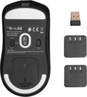 The G-Lab Kult Elite M150 Bluetooth + RF Wireless / Vezetékes Gaming Egér - Fekete