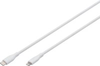 Digitus AK-600110-020-W USB-C apa 2.0 - Lightning MFI Adat és Töltőkábel 60W 2m- Fehér