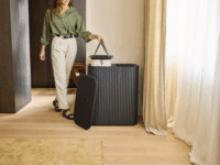 Joseph Joseph Tota Twin Luxe Bambusz szennyestartó 90l - Fekete
