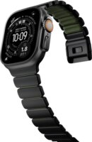 Nomad Stratos Band Apple Watch Titán Okosóra Szíj 49mm - Fekete/Zöld