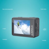 LAMAX X3.2 Interpolált Vízálló Akciókamera 4K 30fps - Fekete