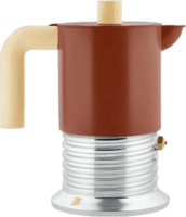 Alessi PM01/3 BR - Vite 3 személyes Kotyogós kávéfőző - Barna