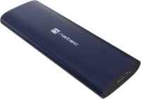Natec NKZ-2472 Rhino M.2 NVMe Lite USB-C 3.2 Gen 2x1 Külső SSD Ház - Sötétkék