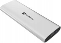 Natec Rhino M.2 NVMe Lite USB-C 3.2 Gen 2x1 Külső SSD Ház - Ezüst