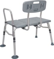 Timago BATHTIM Háttámlás fürdőpad Max 136kg - Szürke / Fehér