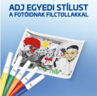 LAMAX InstaKid2 Plus Hőpapíros Gyerek Fényképezőgép 48Mpx / FullHD - Kék