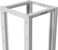 Lanberg 19" Szabadon Álló Nyitott Rack Állvány 27U 600x800mm - Szürke