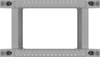 Lanberg 19" Szabadon Álló Nyitott Rack Állvány 32U 600x1000mm - Szürke
