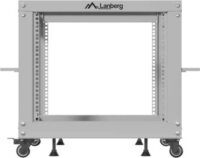 Lanberg 19" Szabadon Álló Nyitott Rack Állvány 9U 600x600 - 1100mm - Szürke