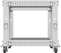 Lanberg 19" Szabadon Álló Nyitott Rack Állvány 9U 600x600 - 1100mm - Szürke