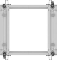 Lanberg 19" Szabadon Álló Nyitott Rack Állvány 9U 600x600 - 1100mm - Szürke