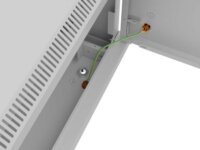 Lanberg 19" Fali Rack Szekrény 4U 600x450mm - Szürke