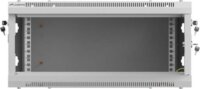Lanberg 19" Fali Rack Szekrény 4U 600x600mm - Szürke