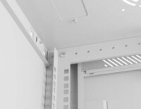 Lanberg 19" Fali Rack Szekrény 4U 600x600mm - Szürke