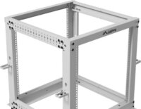 Lanberg 19" Szabadon Álló Nyitott Rack Állvány 12U 600x600 - 1100mm - Szürke