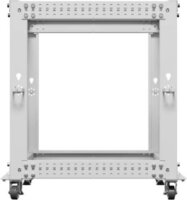 Lanberg 19" Szabadon Álló Nyitott Rack Állvány 12U 600x600 - 1100mm - Szürke